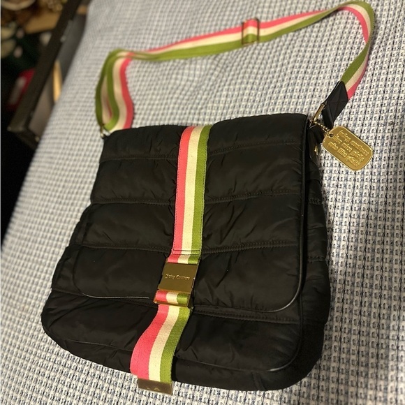 XL💕Y2K JUICY COUTURE💕MESSENGER BAG TRAVEL BAG LAPTOP BAG WEEKENDER VINTAGE BAG - Picture 17 of 17